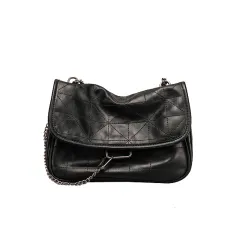 Light Luxury Niche Design Crossbody Shoulder Bag - Black - View 1