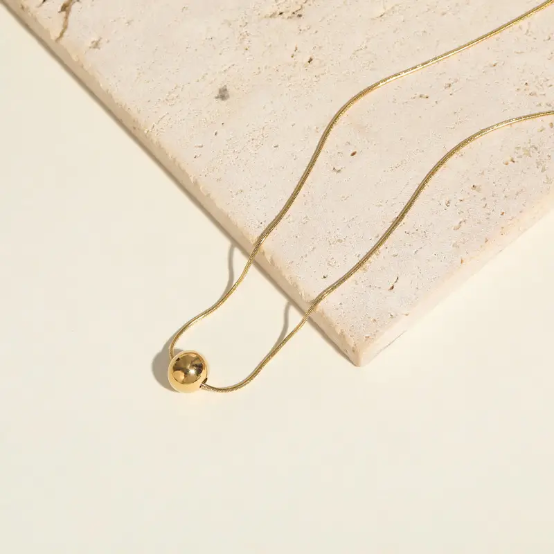European And American New Ball Necklace