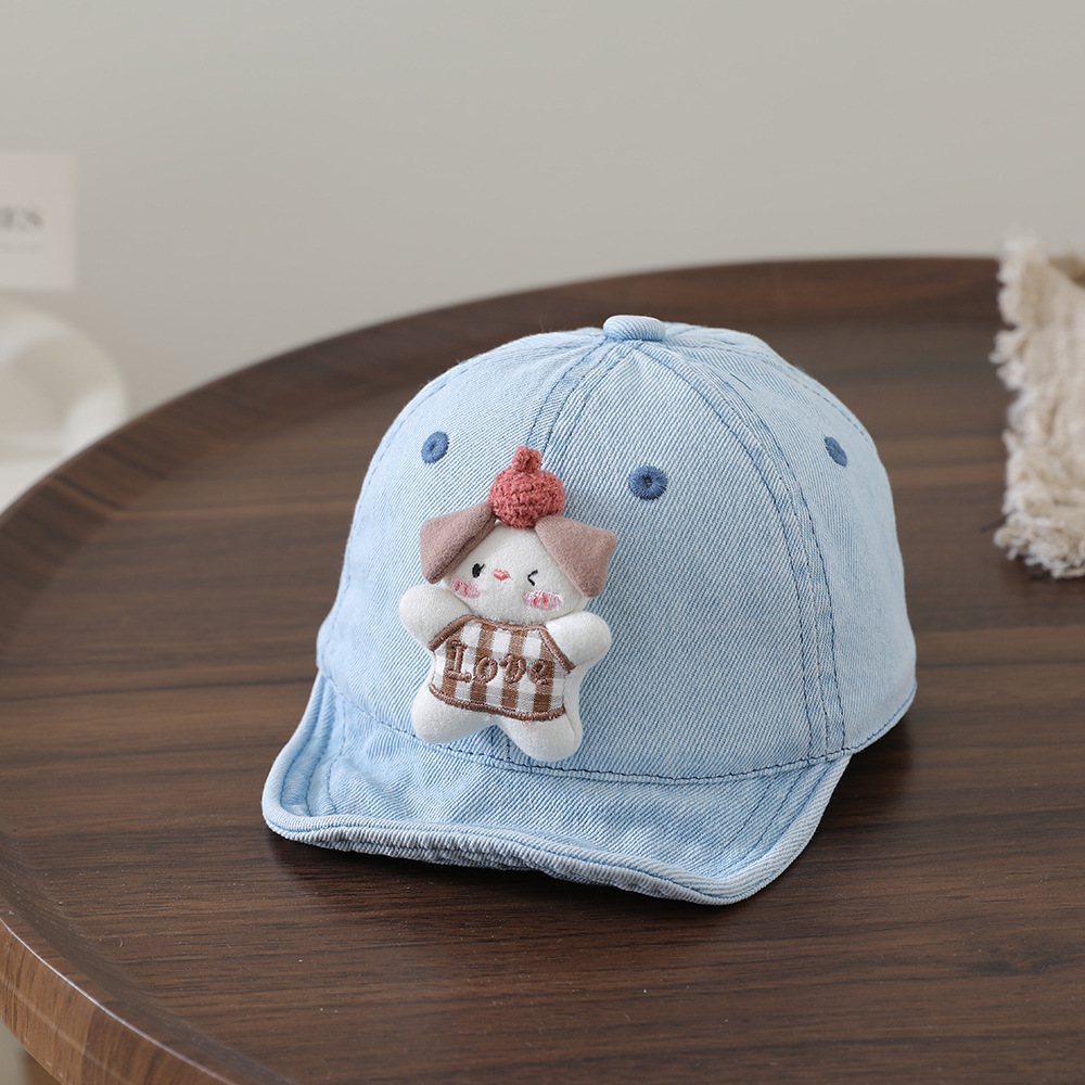 Summer Boy And Girl Cartoon Plush Toy With Soft Top And Cute Style Baseball Cap, Suitable For Daily Commuting And Outdoor Wear. 3