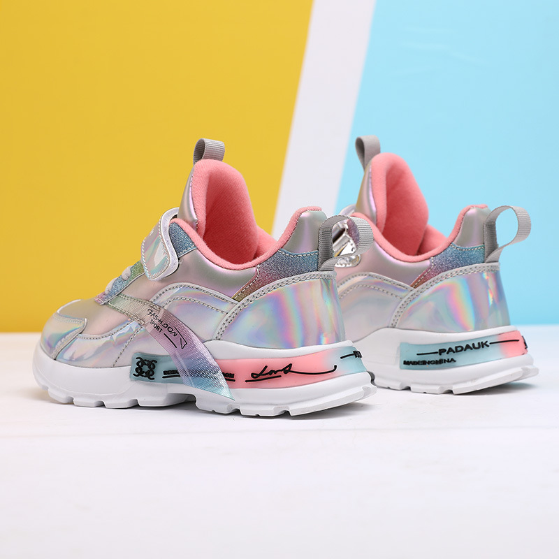 Fashion Sports Shiny Student Running Shoes - Image 2