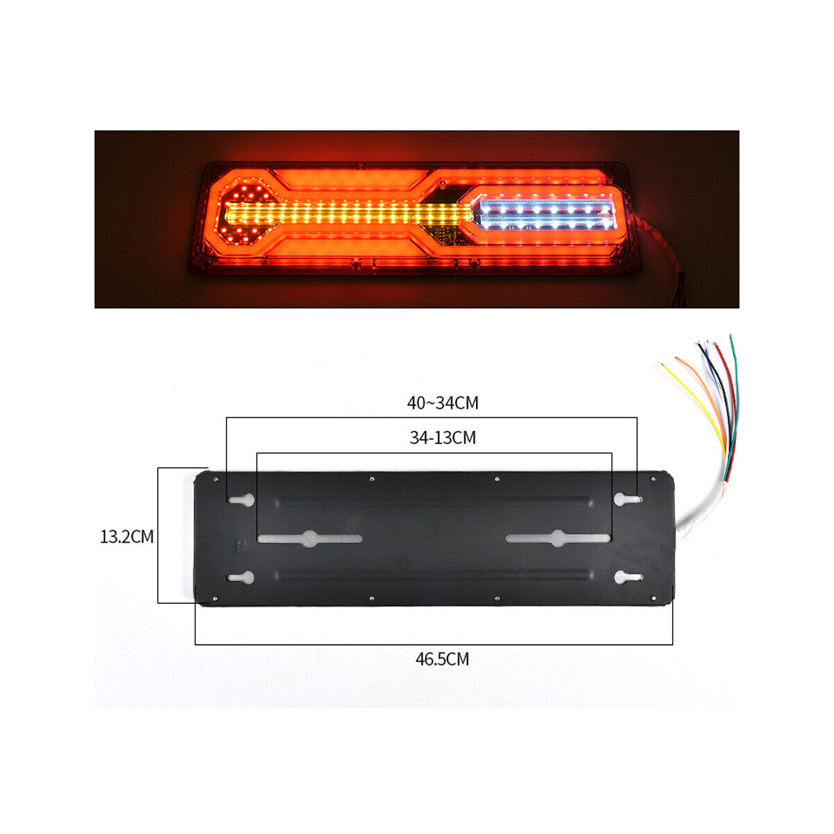 Trailer Truck Rear Flowing Tail Light Indicator For Actros Scanis X 2 — image 3
