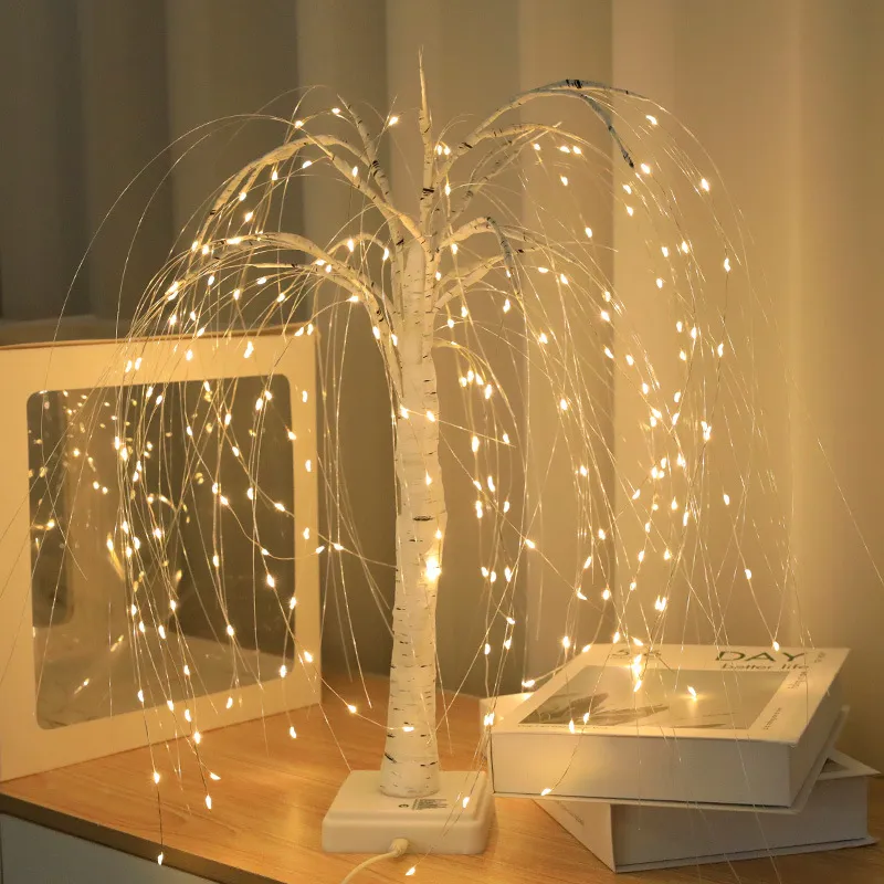 Scene Arrangement Illusion Copper Wire Lights Decorative Night Light – image 2