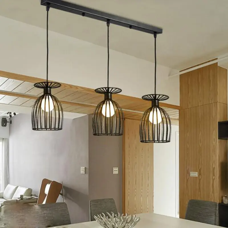 Iron Art Pendant Lamp Wine Glass Creative