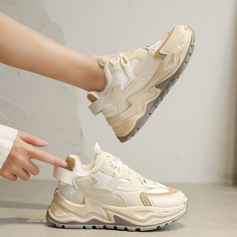 Women's Casual Sneakers With Thick Soles