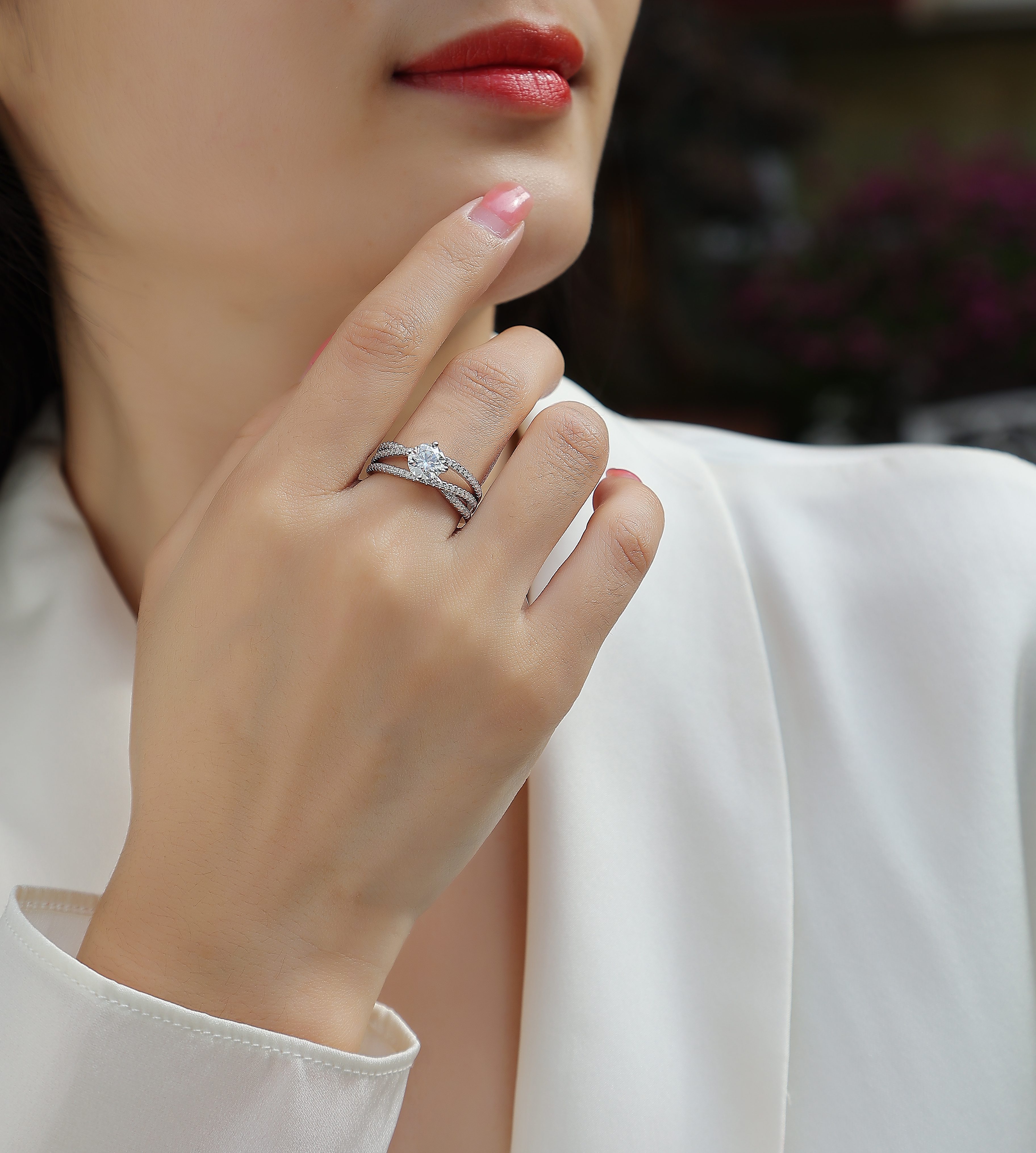 Moissanite Ring Image 1