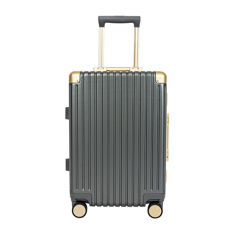 Universal Wheel Boarding Password Aluminum Frame Luggage