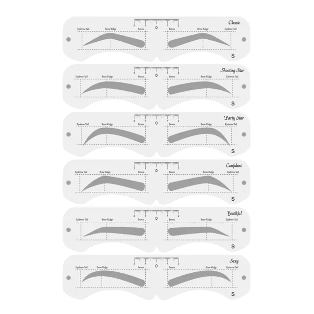 Reusable Eyebrow Mold With Elastic Band Multifunctional DIY Eyebrow Makeup Tool Suitable For Beginner Grey - Shop at LoveMi