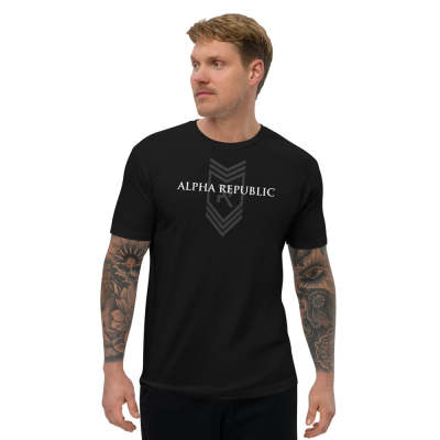 European And American Ghost Line Round Neck Printed Short Sleeve T-shirt