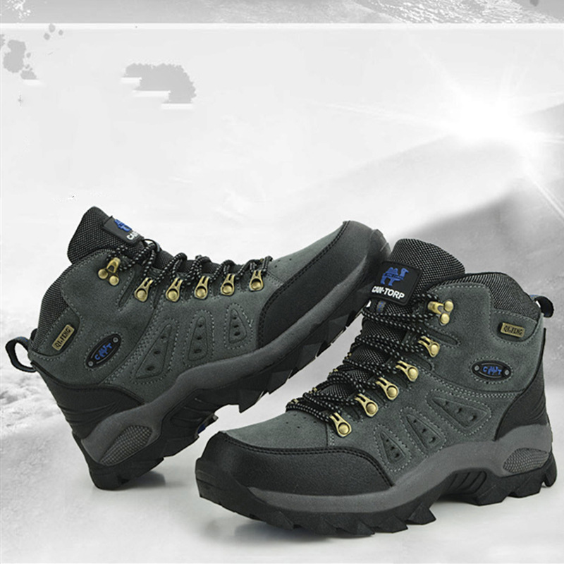 Title 3, Autumn and winter high top outdoor hiking shoes