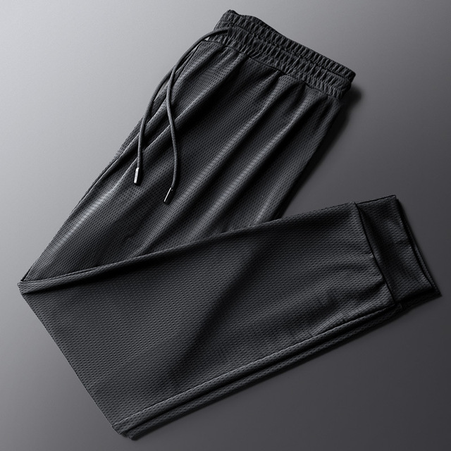 Title 4, Pantalones Casuales de Hombre Ice Silk Mesh Tra...