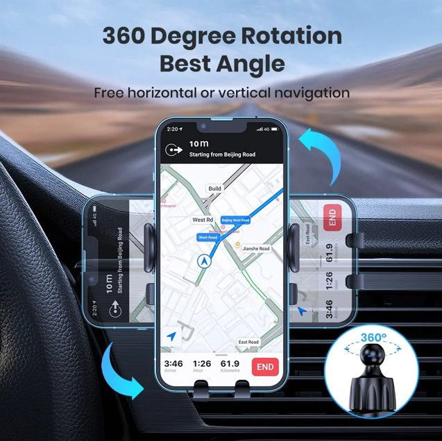 Car Air Vent Phone Mount Universal Gravity Phone Holder