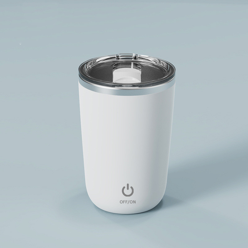 350ml Automatic Self Stirring Mug Coffee Milk Juice Mixing Cup Electric Stainles - Foto 14 di 14