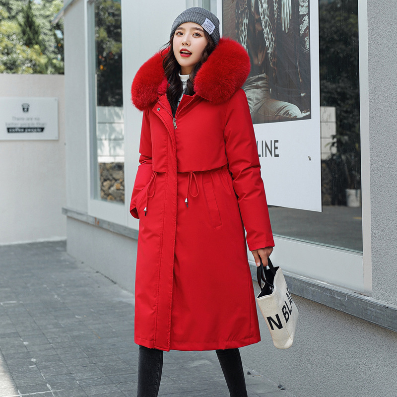 Lady's fur coat Red - Shop at LoveMi