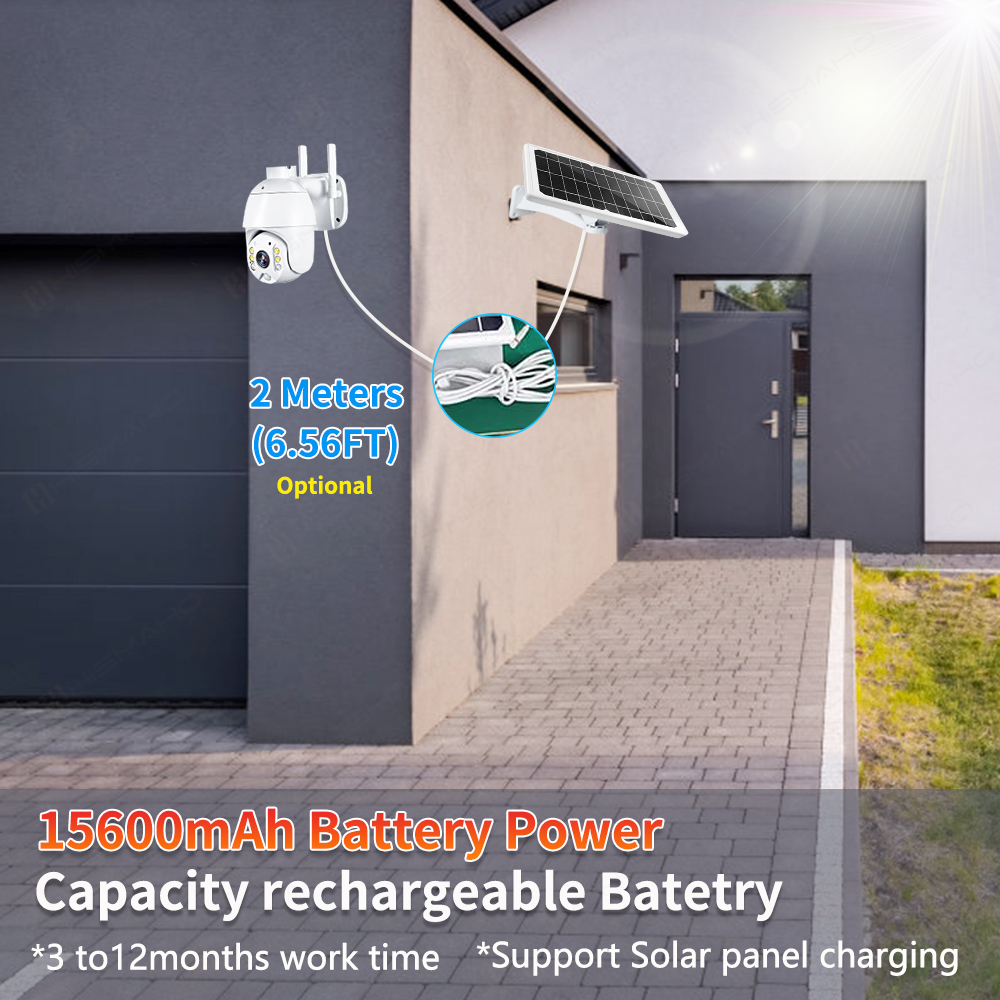 4G SIM Card Security Protection LTE Camera 1080P IP WIFI Wireless Smart Home CAM 8W Solar Panel Battery Outdoor Night Vision — foto 6