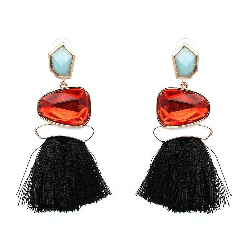 Title 5, Tassel Earrings With Ethnic Style Accessories