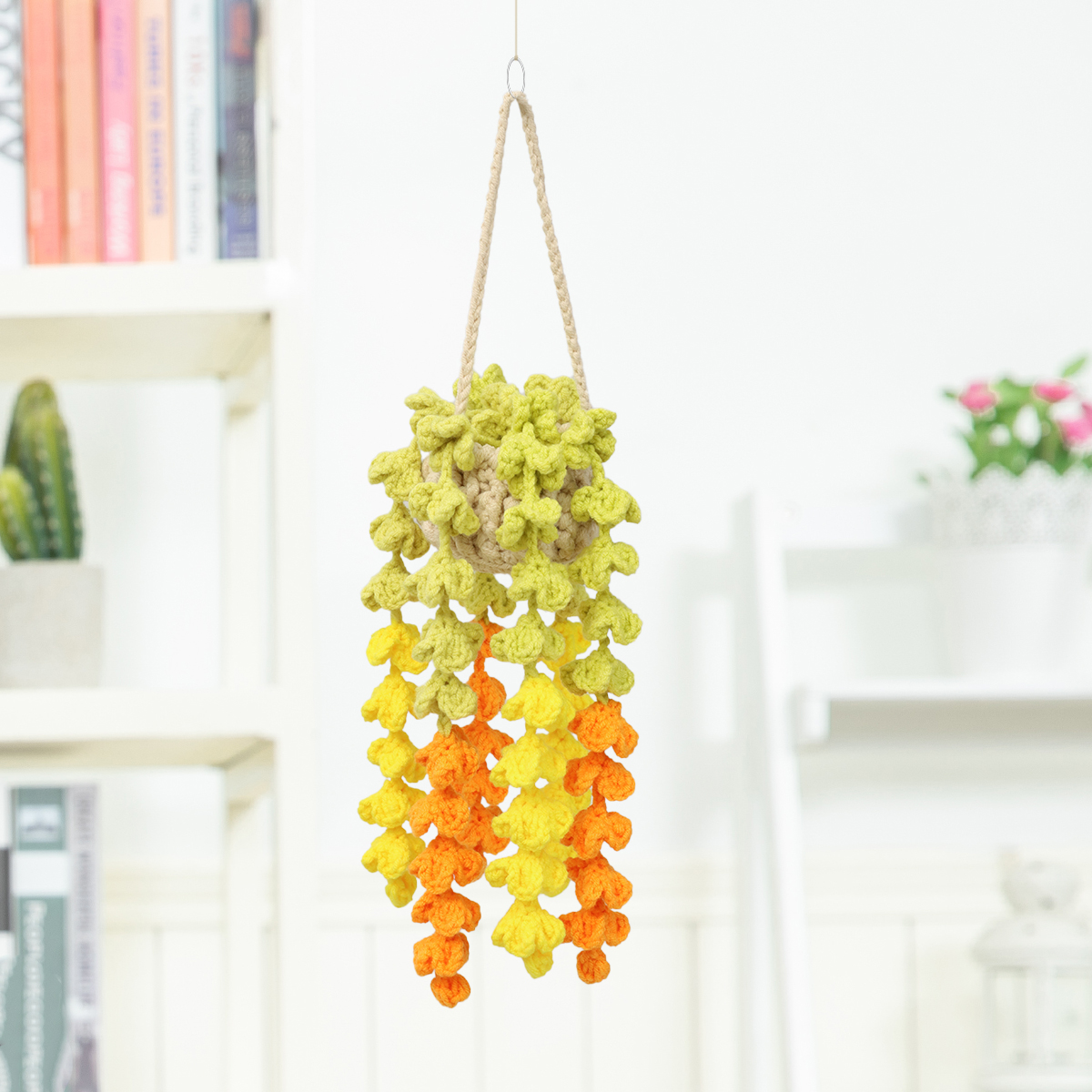 Crochet Hanging Wisteria Ornament