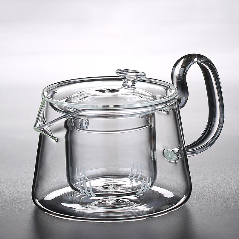 Transparent handle pot