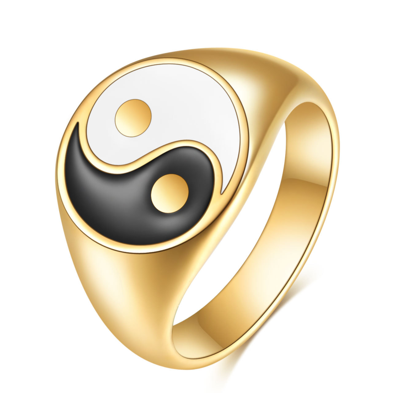 Versatile Fashion Men 304 Stainless Steel Ring