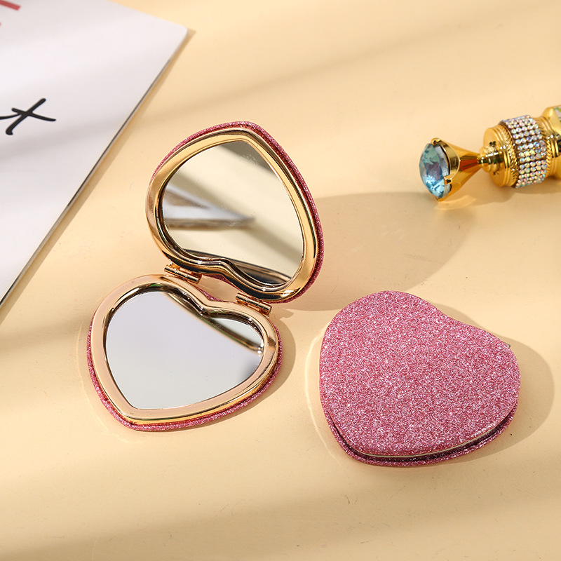 Love Portable Girl Makeup Mirror