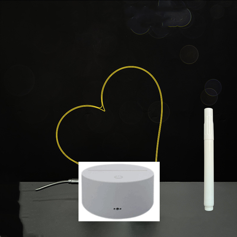 3D Acrylic Board Handwriting Message Board LED Light - Image 47