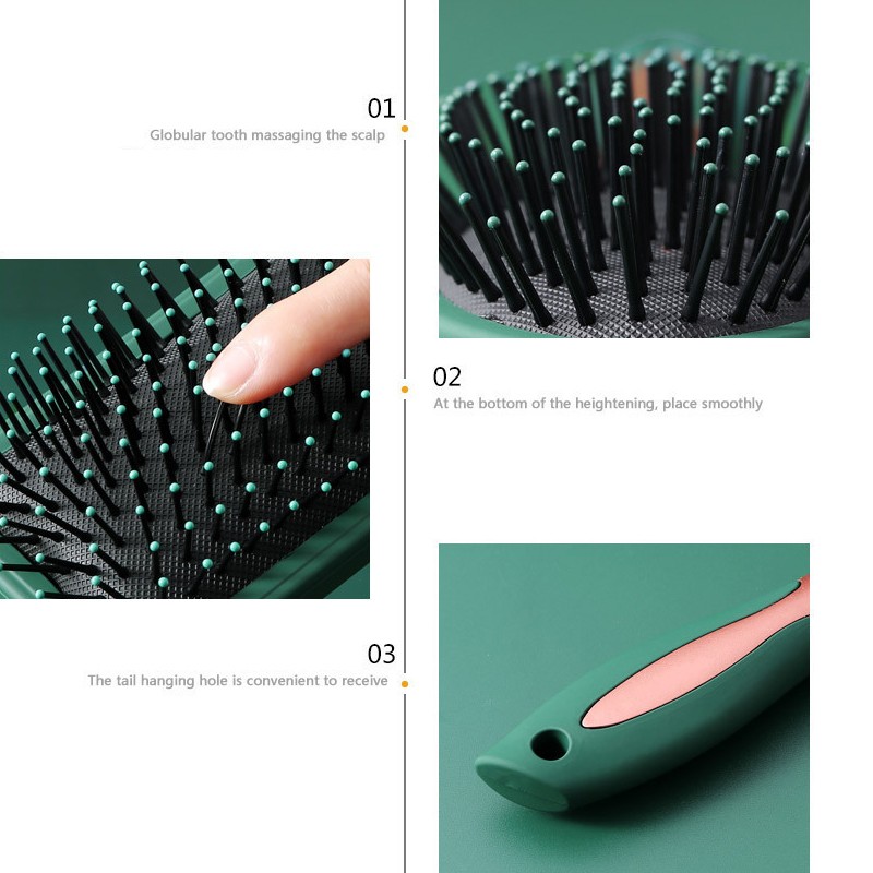 4pcs Hair Brush Set For Women Professional Salon Hairbrush Comb Hairbrush Massage 3