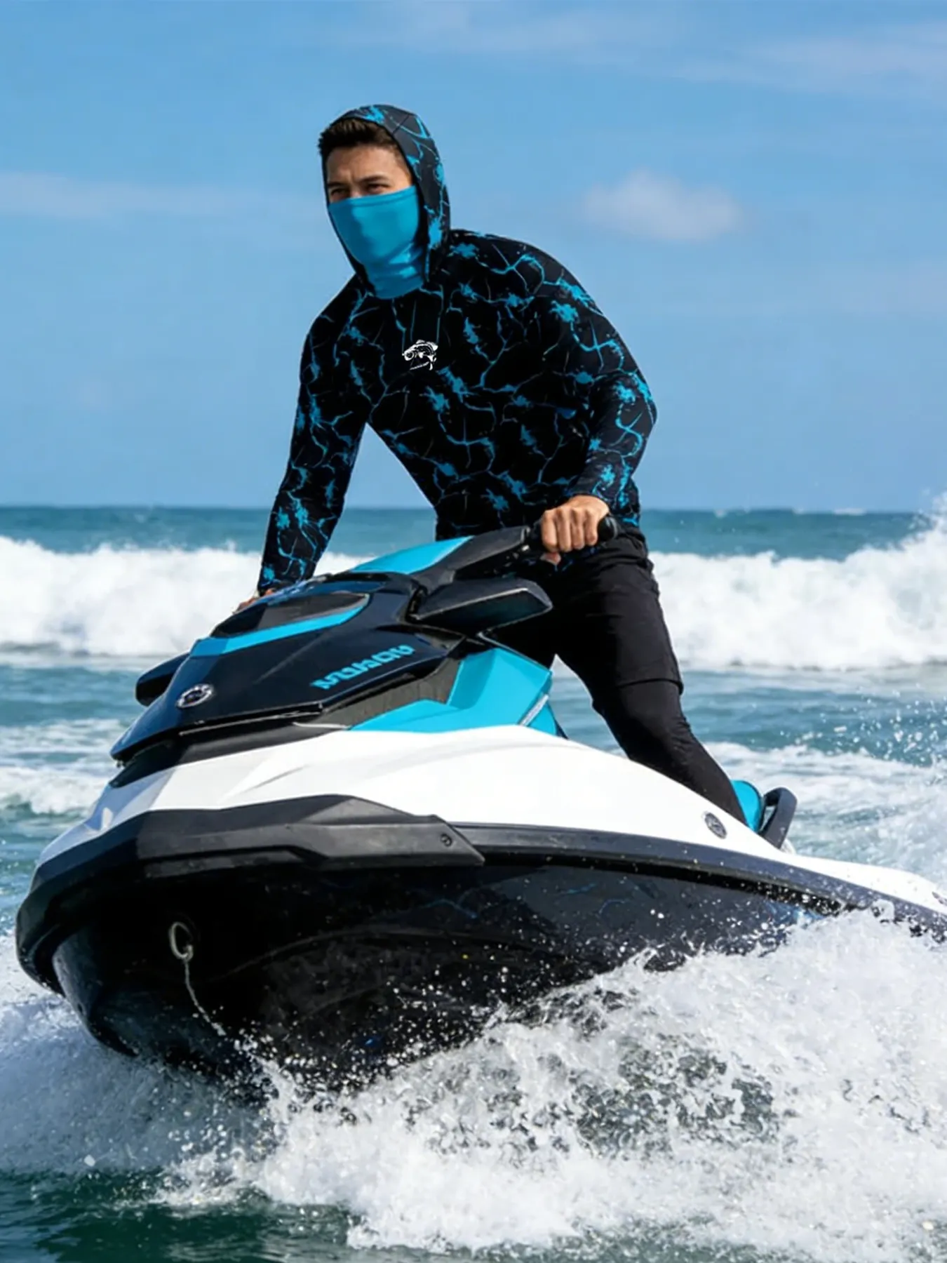 Fishing Hoodie Sailing Shirt Surfing Face Cover