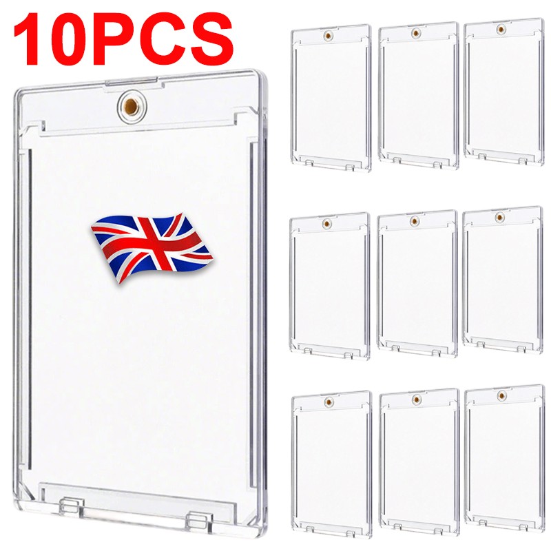 10 Pack V35pt One Touch Magnetic Trading Card Holder Case Mag — image 5