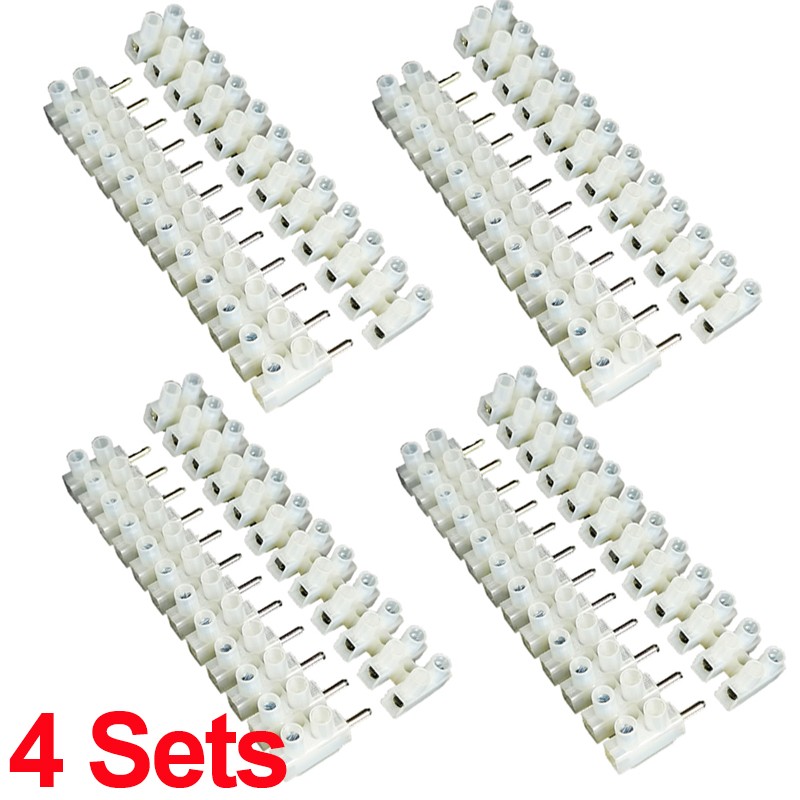 4X 6A 12 Way Block Plug In Terminal Strips Connector Blocks Male & Female 6amp — image 10