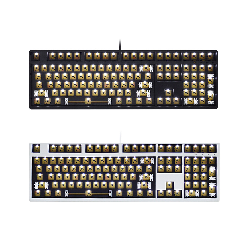 108 Keys Diy Satellite Axis laptop Ubs Wired tastatur Kit - Miniatyr 7
