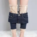 Blue Cropped Pants