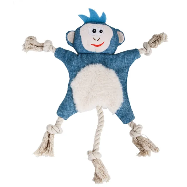 Dog Toys, Stuffed, Chewing, Plush, Squeaky Animal Pet Toys, Puppy, Fox, Squirrel, Dog, Cat, Chewing, Squeaky Toys, Pet Supplies Monkey - Shop at LoveMi