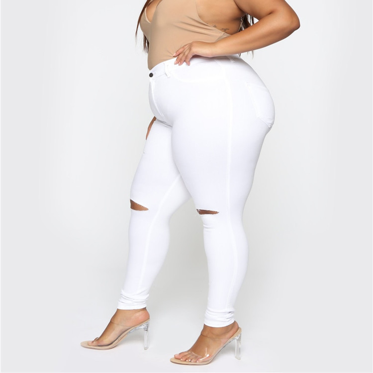 Title 2, Fashion Ladies Wish Solid Color Plus Size Pants