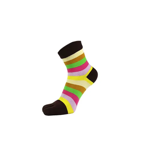 Split Toe Socks Casual Korean New Style Cotton Women's Socks Coffee - Shop at LoveMi