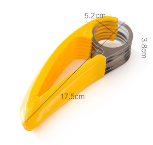 Banana slicer with bananas