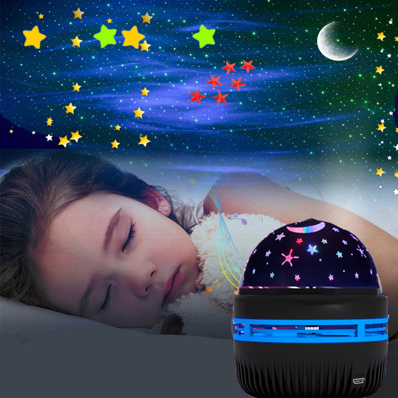 Starry sky empty aurora water pattern atmosphere projection stage lights