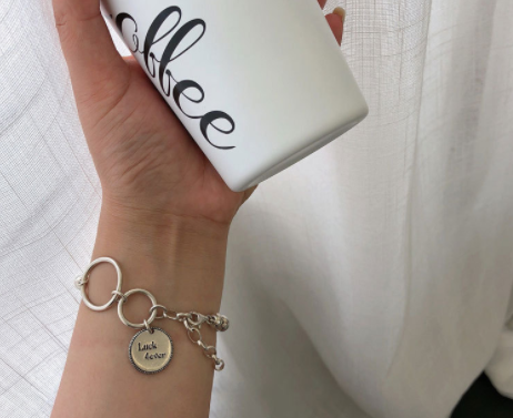 Retro Love Tassel Bracelet Female Ins Niche Design Exquisite Cold Wind