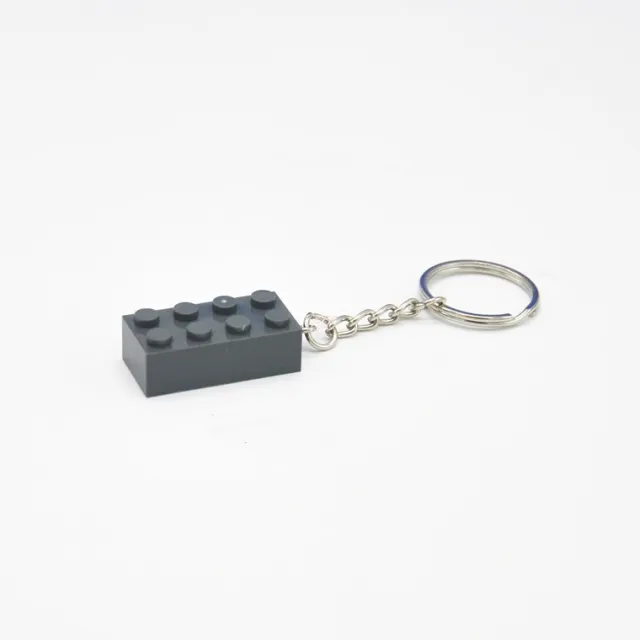 Keyring Block Pendant Small Gift Custom Dark Grey - Shop at LoveMi