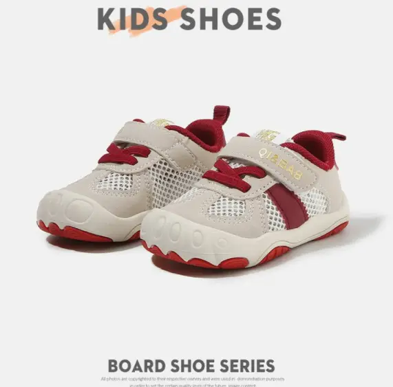 2026 Spring Summer New Baby Breathable Sneakers, Kindergarten Indoor Shoes, Non-slip First Walker Shoes For Boys And Girls