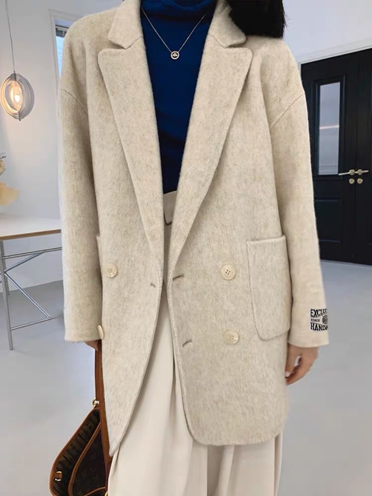 Coat Girl Korean  Double-Sided Coat