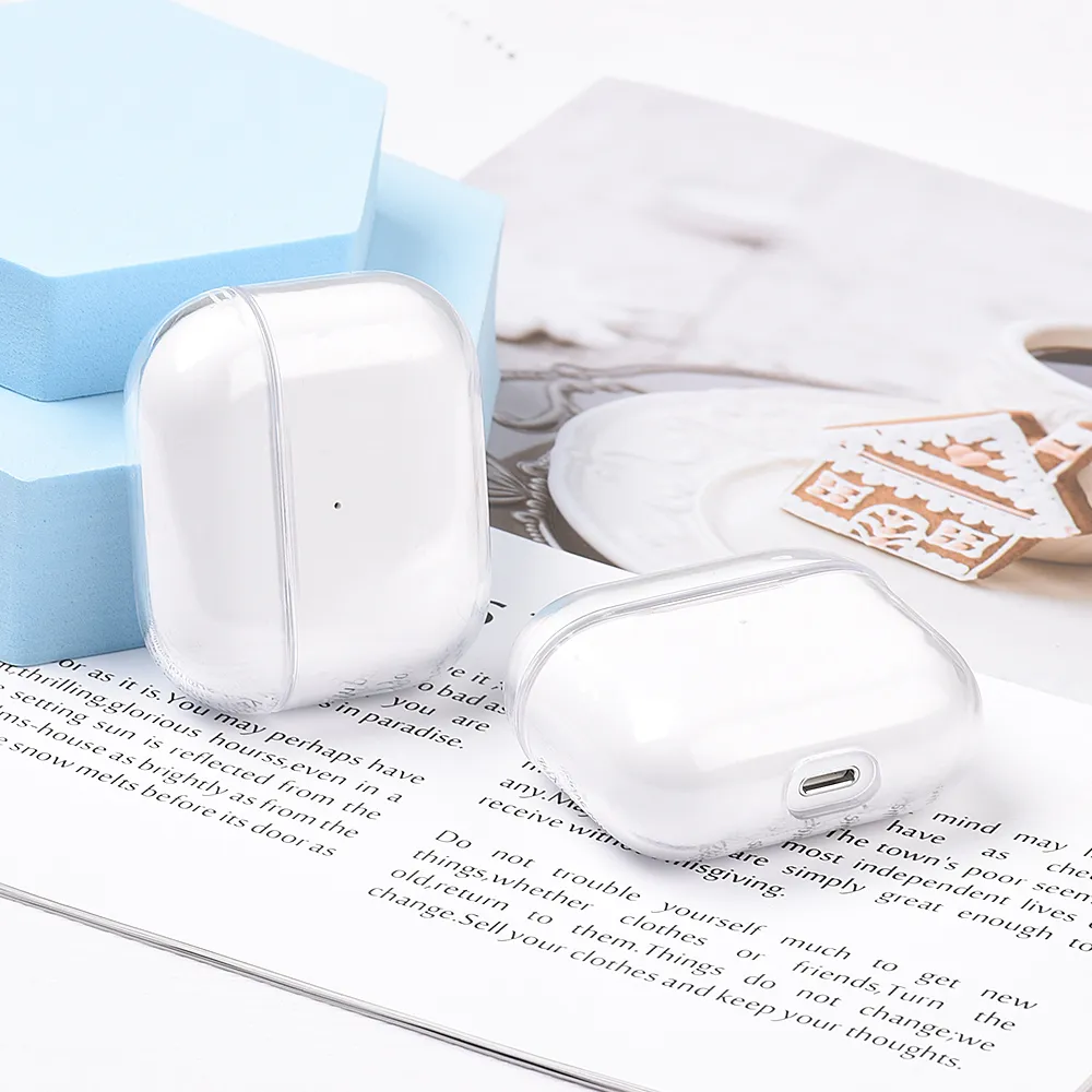 Transparent Case For Airpods 2 3 Pro 1 Case PC Clear Earphone Cover For Air Pods Pro 2 3 1 Earpods Case Charging BOX Shell – image 2