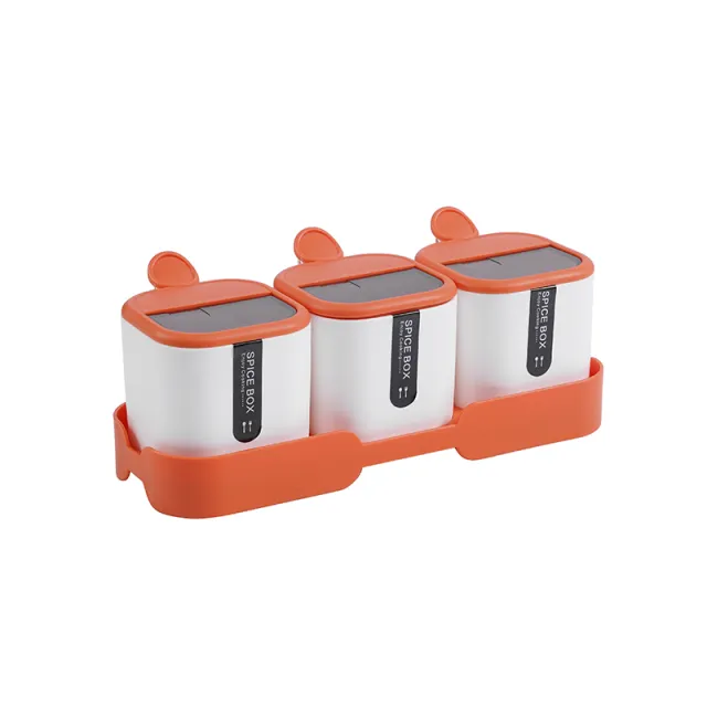 Seasoning Box Set Kitchen Combination Package Moistureproof Orange - Shop at LoveMi