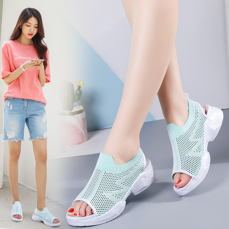 Sports Sandals Casual Fashion Ladies Platform Large Size Fairy Style Shoes