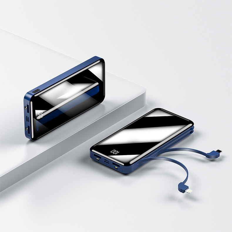 20,000mAh Typec Multi-function Mobile Power Bank With Cable - Image 5