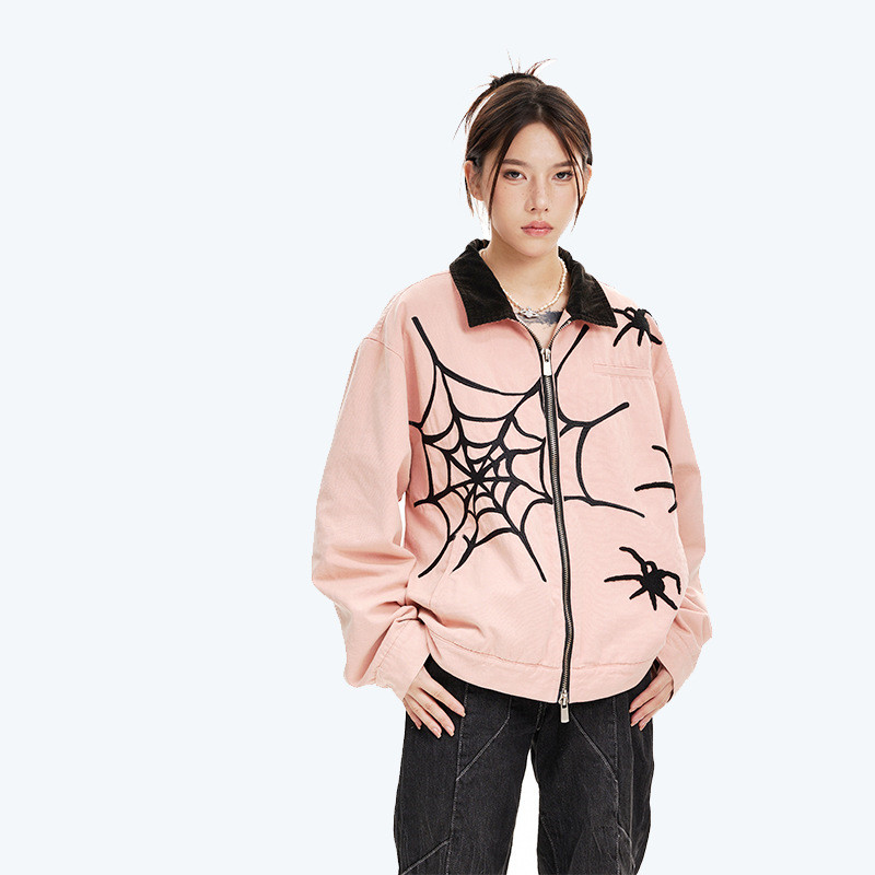 Men's And Women's Same Maychao Spider Towel Embroidery Jacket Coat — image 1