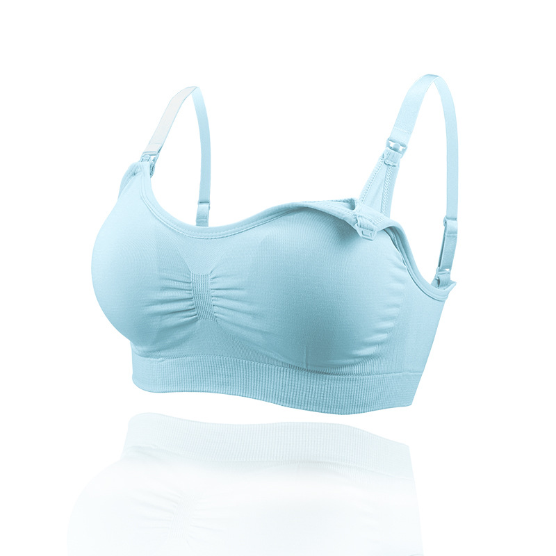 Title 4, Front Button Seamless Nursing Bra Push Up Thin