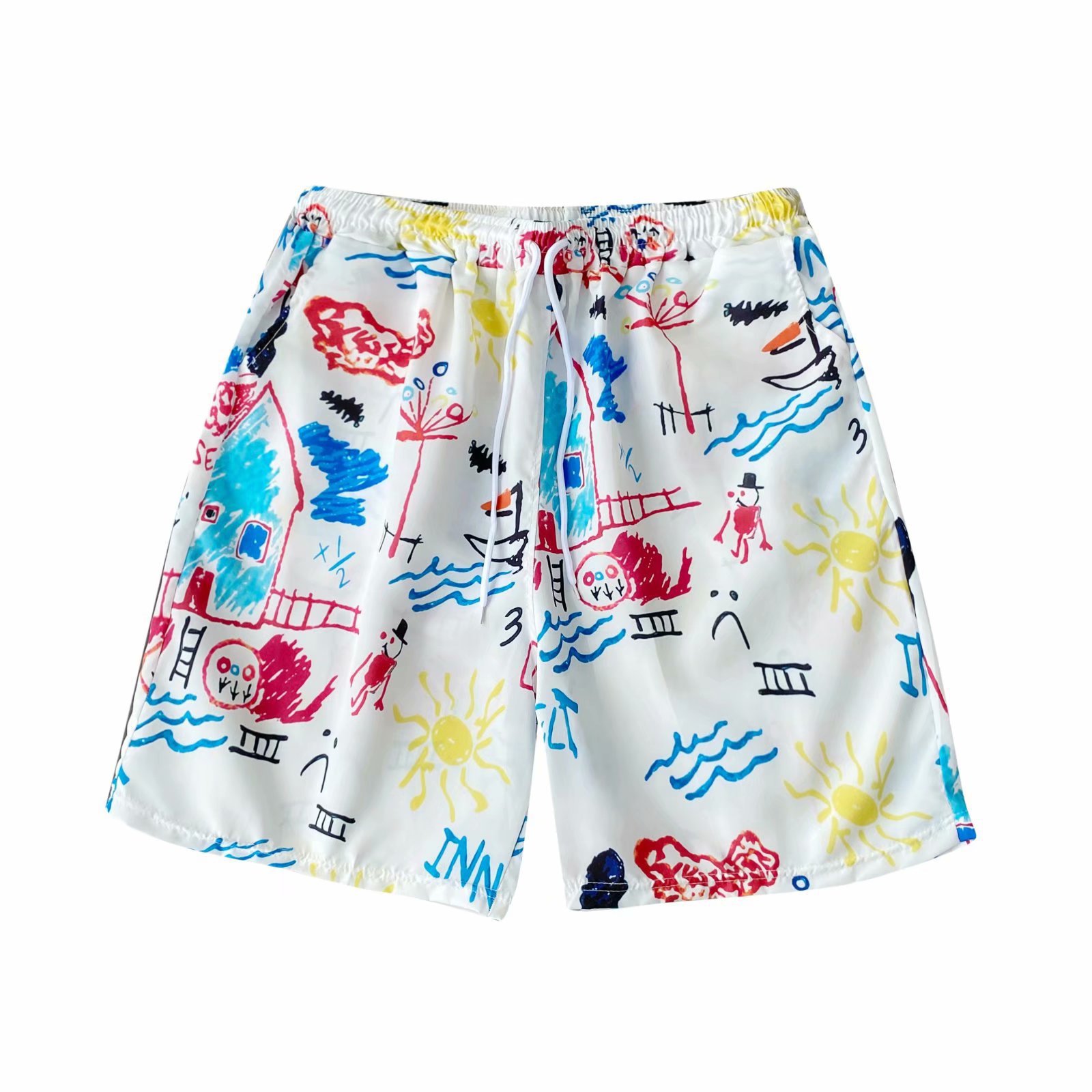 Title 2, Pantalons de Plage Tide Brand Shorts Populaires...