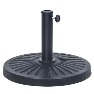 26.5 Lbs Outdoor Patio Market Umbrella Base, Patio Umbrella Stand For Yard Garden Poolside In Black  Shipment From Walmart
