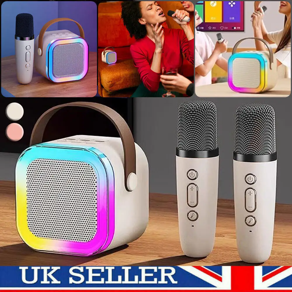 Portable Kids Mini Karaoke Machine Bluetooth Speaker