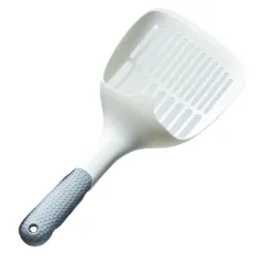 Cat Litter Scoop Plastic Litter Shovel With Base Self Cleaning Cat Litter Shovel Kitten Toilet Clean Tools Cat Supplies - White - View 1