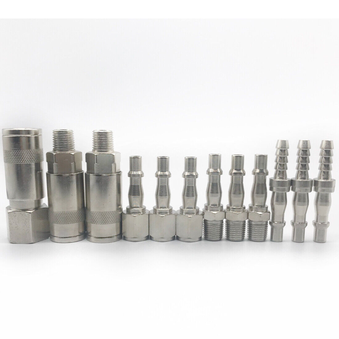 12Pcs BSP Air Line Fitting Hose Compressor Quick Release Connector UK New — image 4